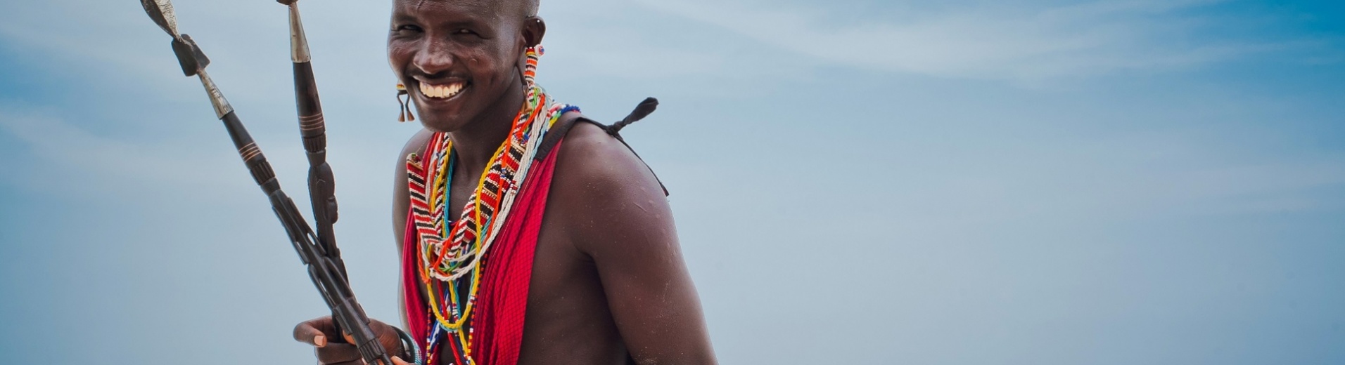 masai sur plage zanzibar