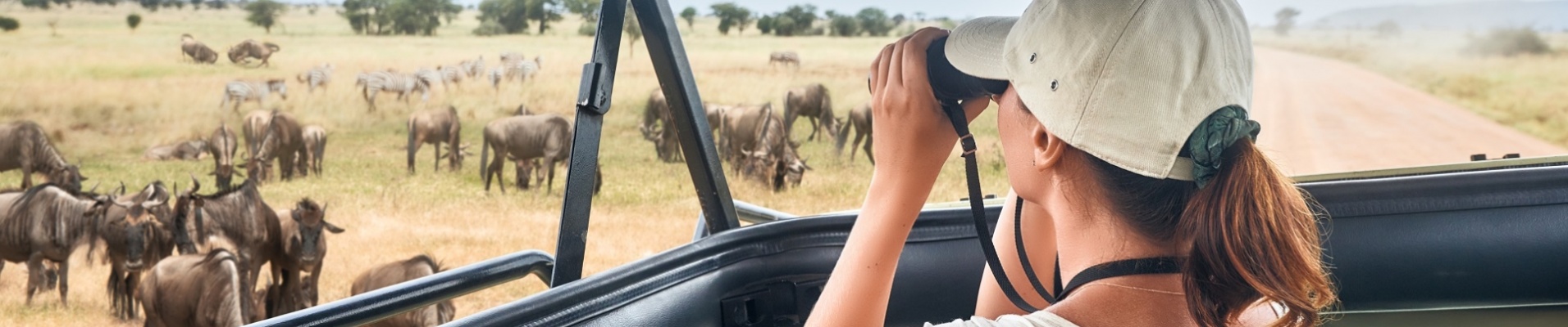 femme safari tanzanie