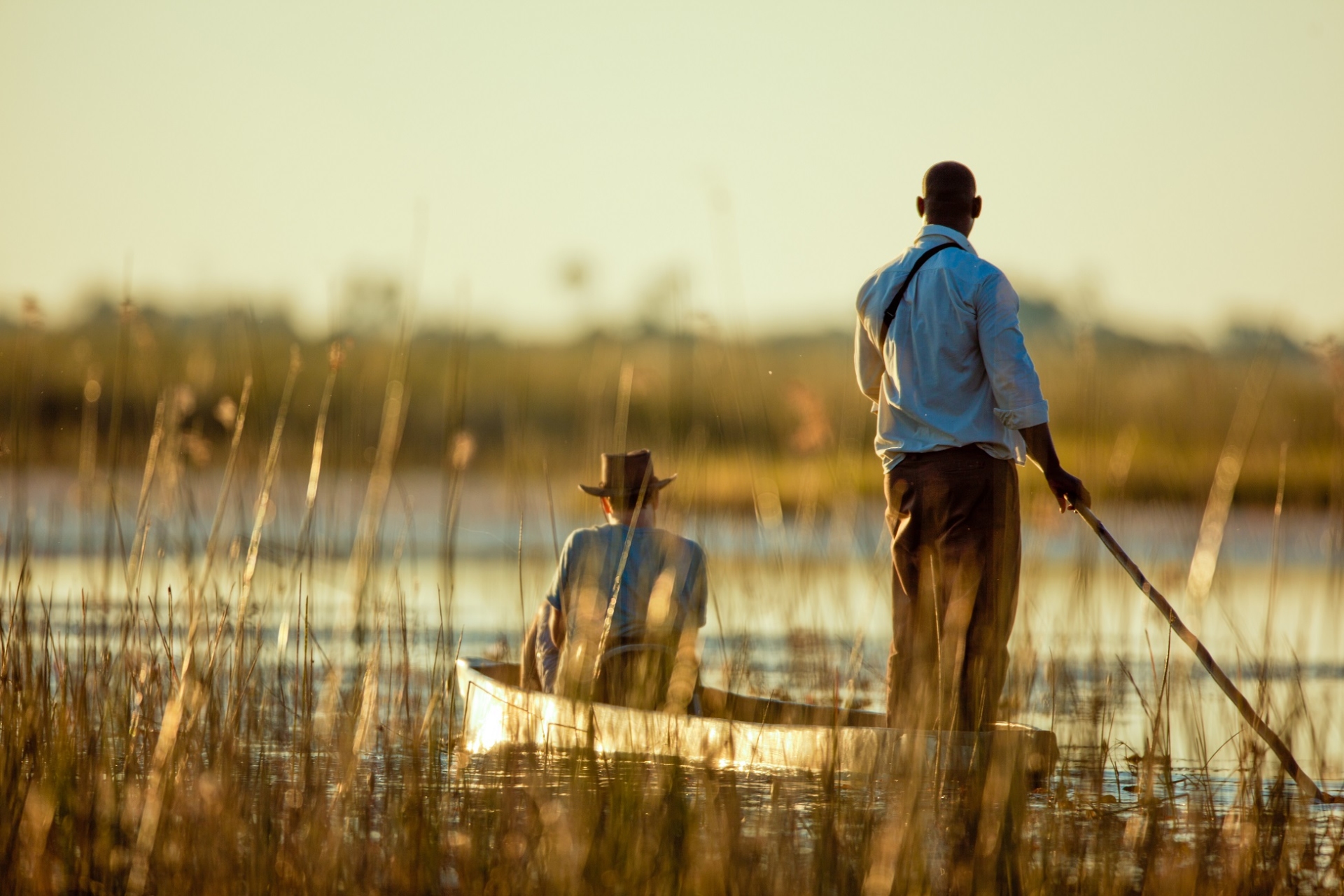 safari canoe tanzanie