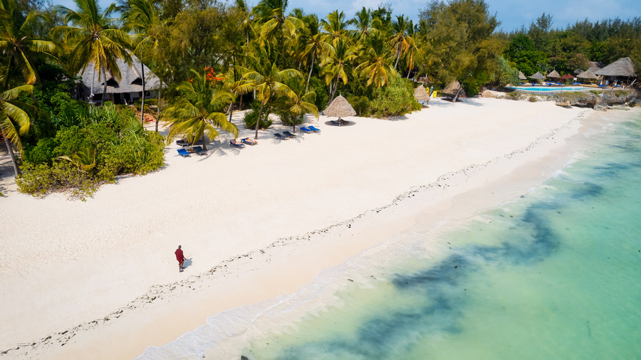 Plage à Zanzibar